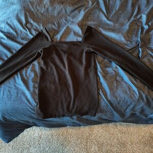 Black Long Sleeve Top